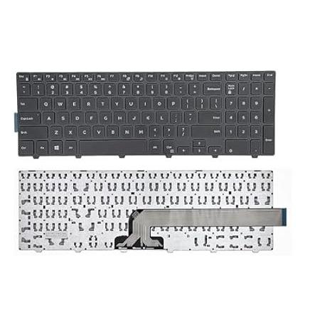 15-3000 Laptop Keyboard Compatible for Dell Inspiron 15 3000 5000 3541 3542 3543 3567 5542 3550 5545 5547 3551 3552 3559 3565 3567 3551 3558 5566 (Without Backlite), Wired, Black